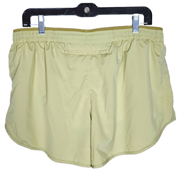 Nike Dri Fit Running Shorts Brief Liner Women Size XL Zip Pocket Reflective Logo - Picture 2 of 11